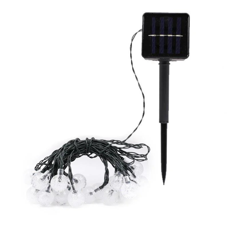 100/200Led Solar Globe String Lights Fairy Festoon Outdoor