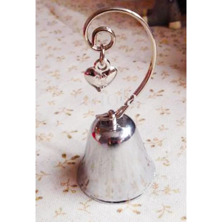 100 Bulk Buy Pack Silver Wedding Kissing Bell Name Card