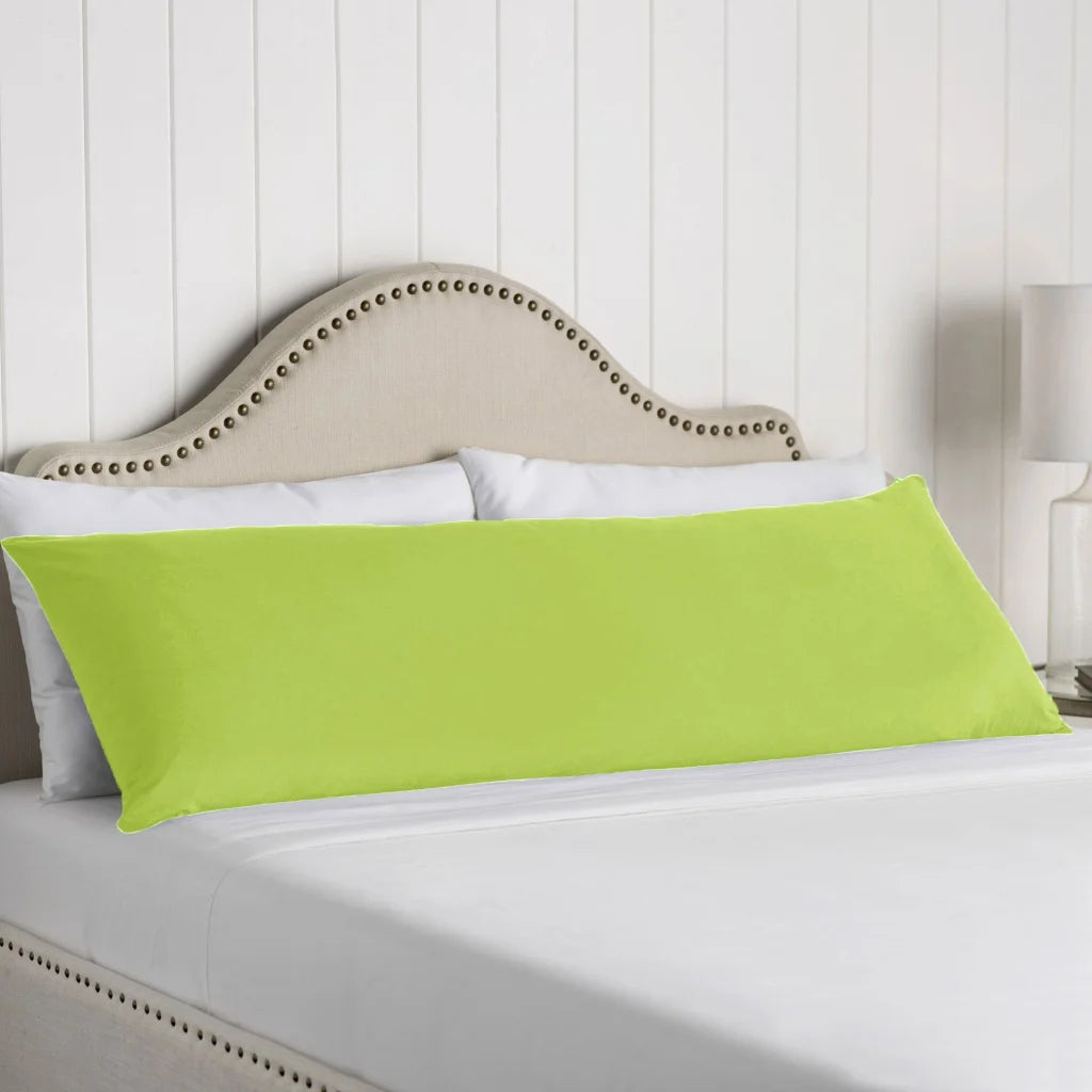 100% Cotton Body Pillowcase Chartreuse - Artex - Home &