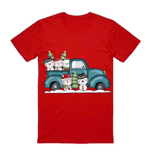 100% Cotton Christmas T-shirt Adult Unisex Tee Tops Funny