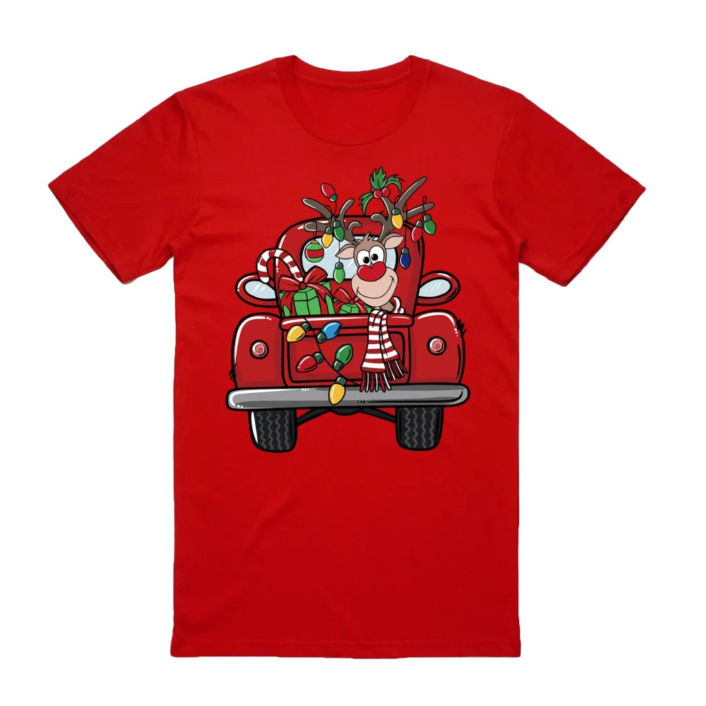 100% Cotton Christmas T-shirt Adult Unisex Tee Tops Funny