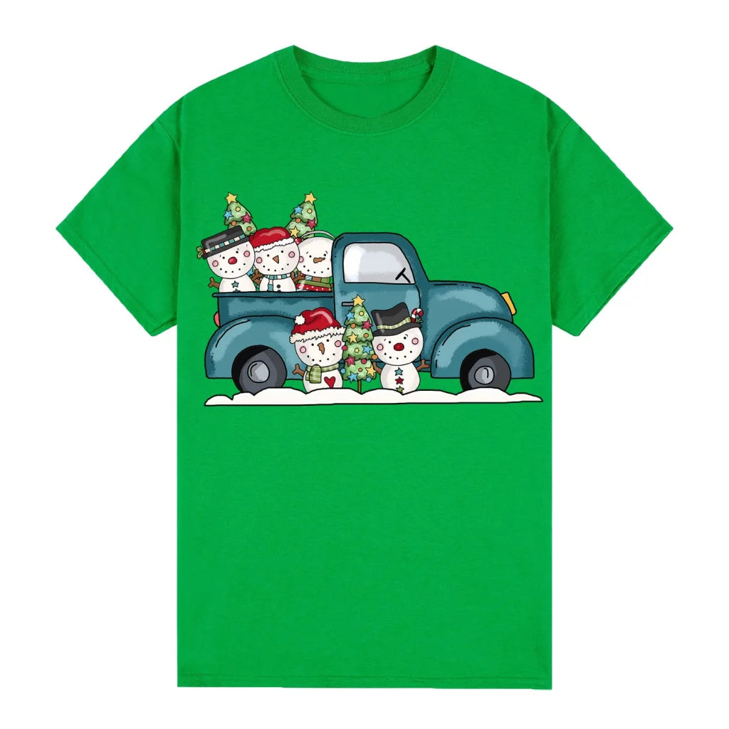 100% Cotton Christmas T-shirt Adult Unisex Tee Tops Funny