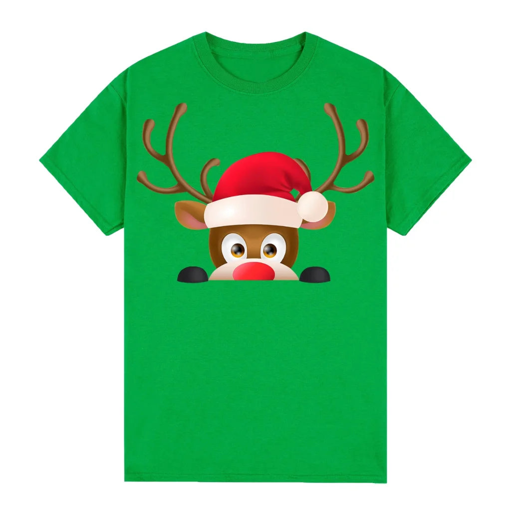 100% Cotton Christmas T-shirt Adult Unisex Tee Tops Funny