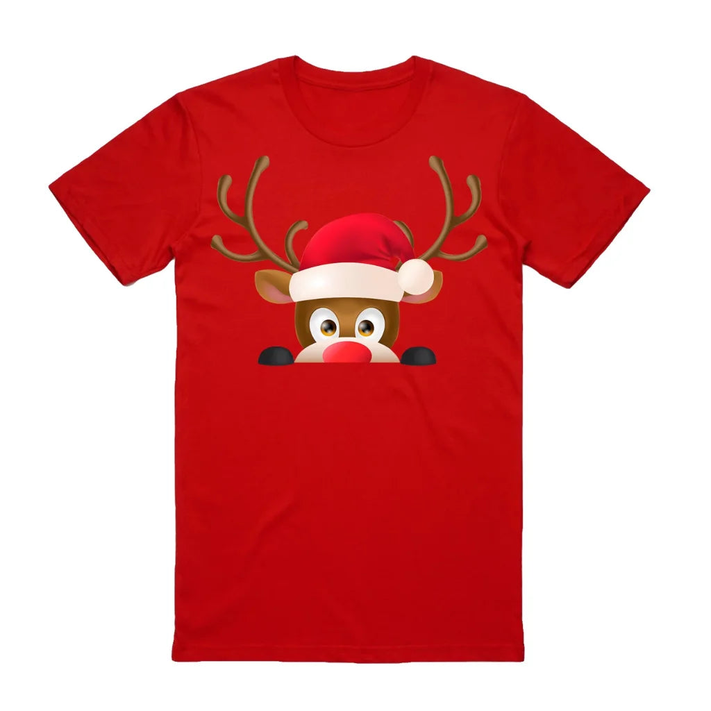 100% Cotton Christmas T-shirt Adult Unisex Tee Tops Funny