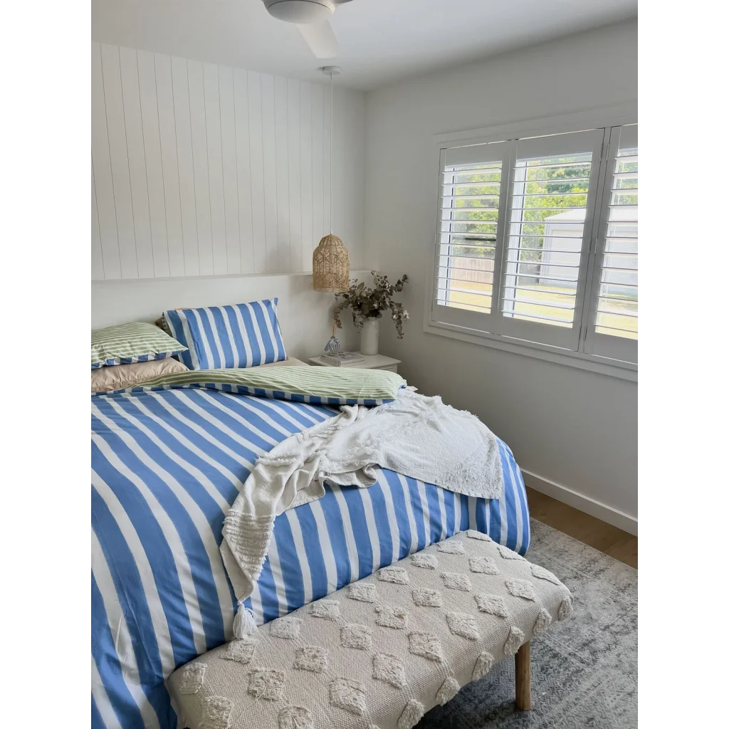 100% Cotton Duvet Quilt Cover Set w/ 2 Pillow Cases