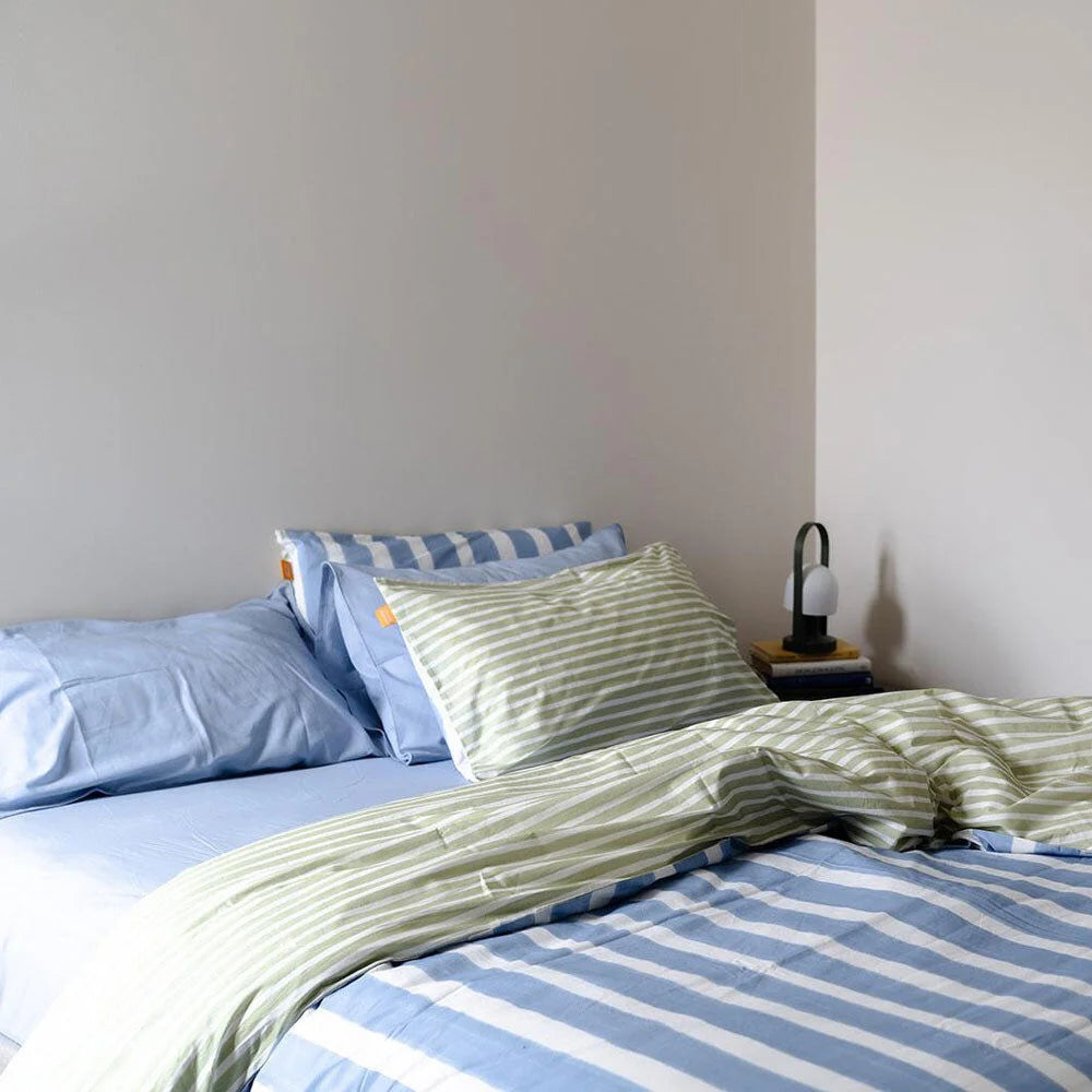 100% Cotton Duvet Quilt Cover Set w/ 2 Pillow Cases