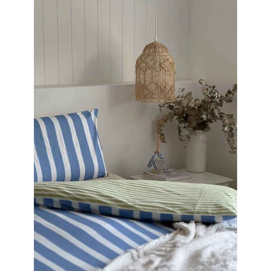 100% Cotton Duvet Quilt Cover Set w/ 2 Pillow Cases