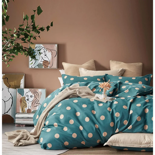 100% Cotton Hugo Reversible Printed Quilt Cover Set - Super