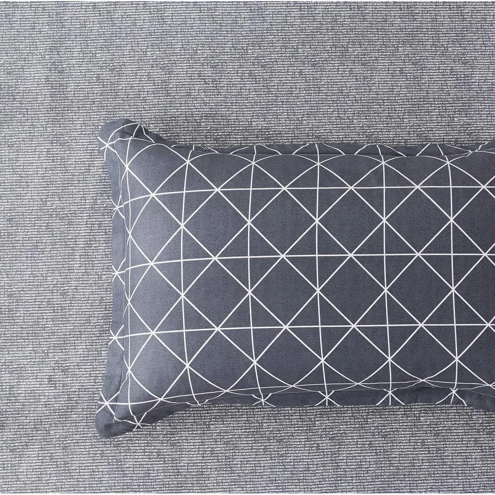 100% Cotton Manhattan Reversible Printed Quilt Cover Set