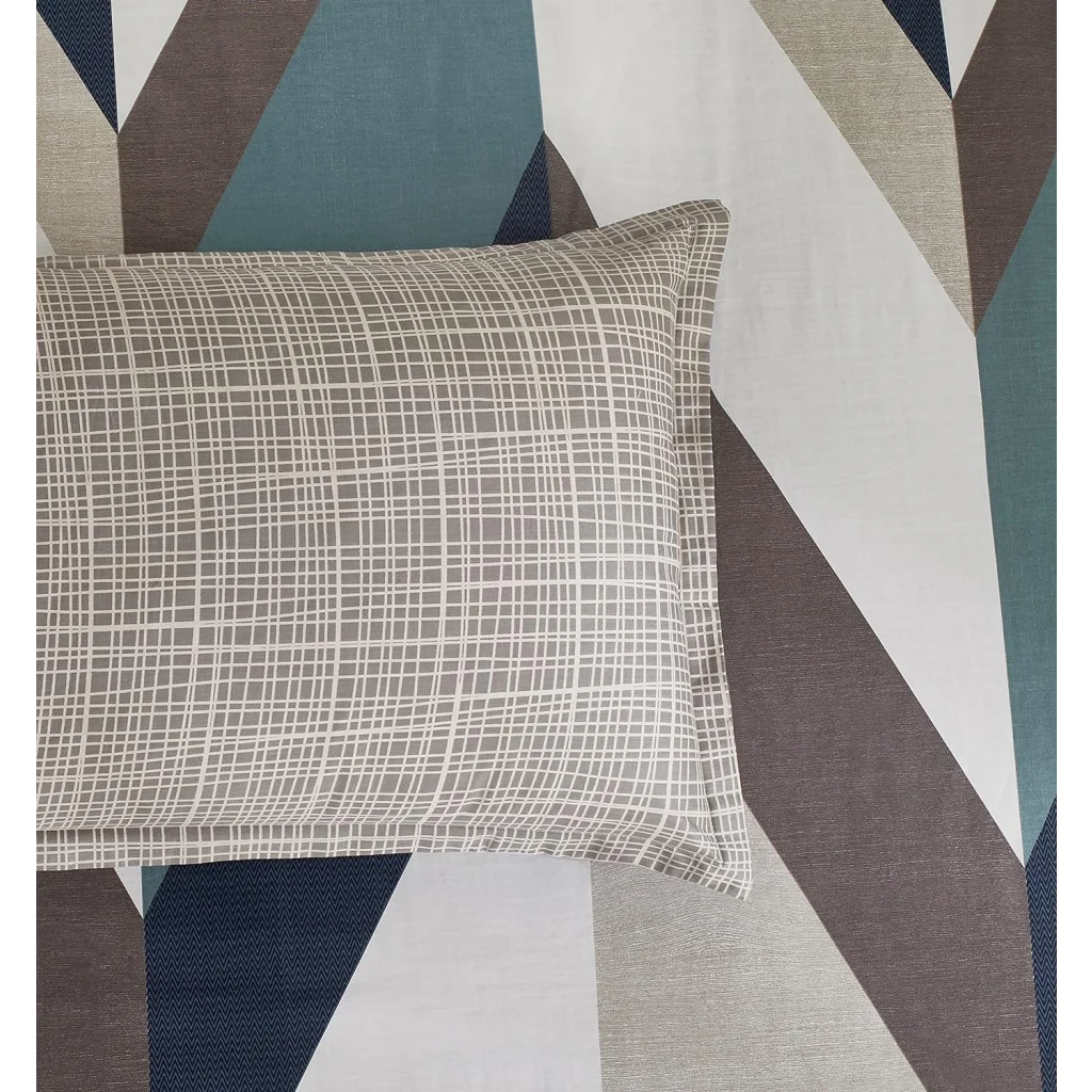 100% Cotton Oliver Reversible Printed Quilt Cover Set