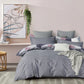 100% Cotton Reversible Quilt Cover Set - Dylan - King Size