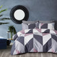 100% Cotton Reversible Quilt Cover Set - Dylan - Queen Size