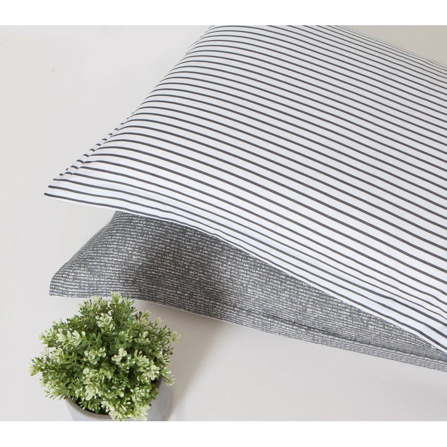 100% Cotton Reversible Quilt Cover Set - Gerry - Queen Size