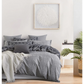 100% Cotton Reversible Quilt Cover Set - Manhattan - Queen