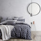 100% Cotton Reversible Quilt Cover Set - Manhattan - Queen