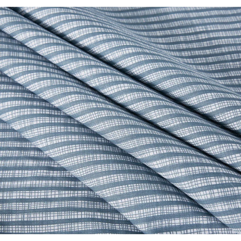 100% Cotton Reversible Quilt Cover Set - Nathan - Queen