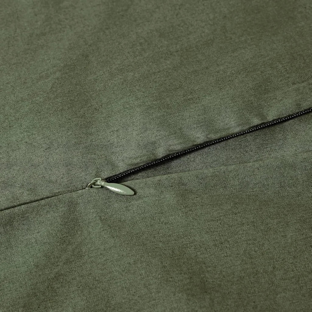 100% Cotton Vintage Washed Bed Quilt Cover Set 3PCS - Dark