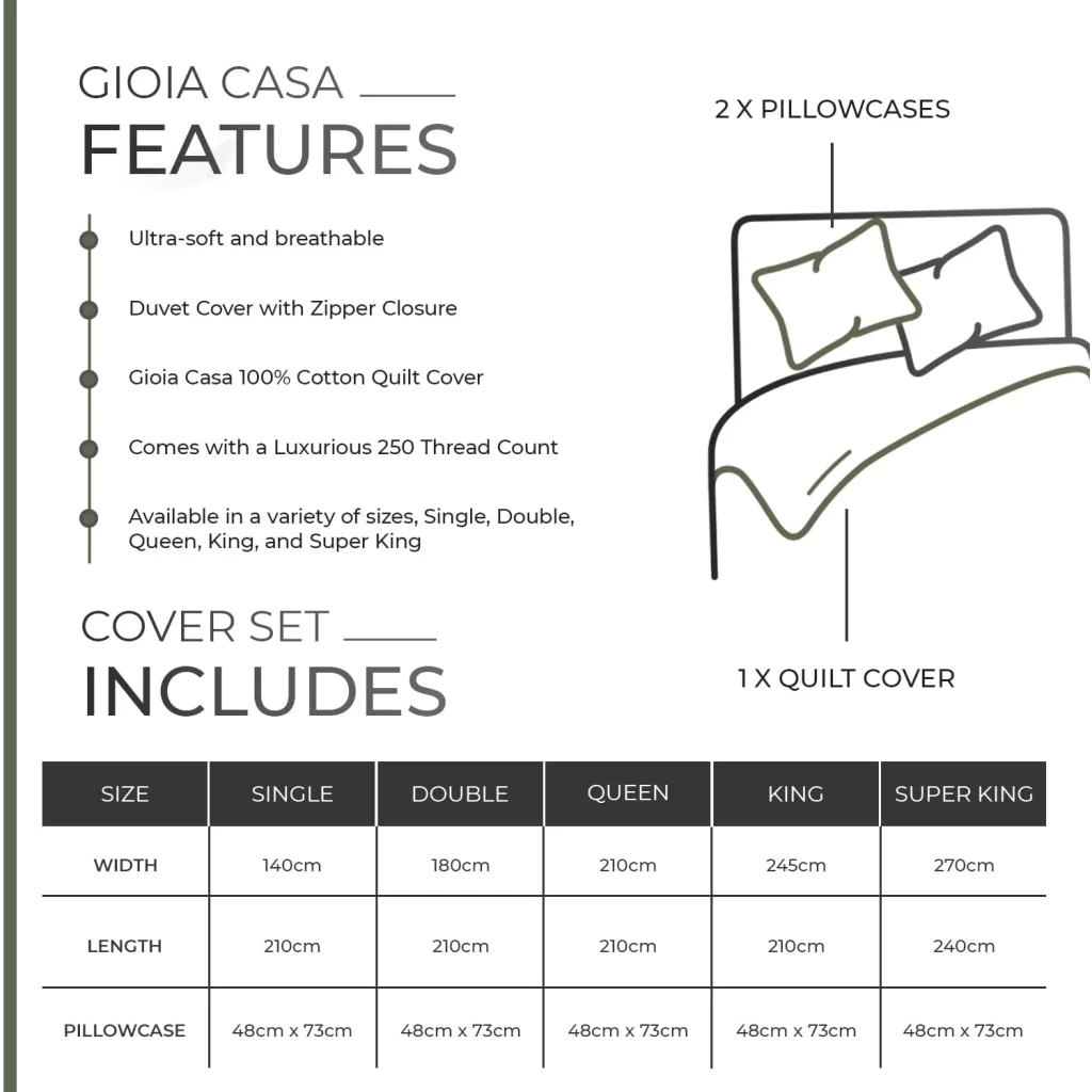 100% Cotton Vintage Washed Bed Quilt Cover Set 3PCS - Dark