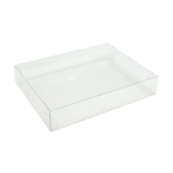 100 Pack 15x15x4cm Clear PVC Plastic Folding Packaging