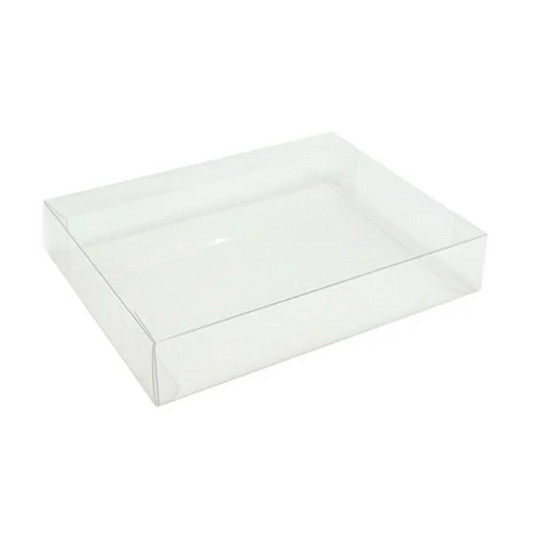 100 Pack 15x15x4cm Clear PVC Plastic Folding Packaging