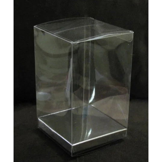 100 Pack 5x8cm Clear PVC Plastic Folding Packaging Small