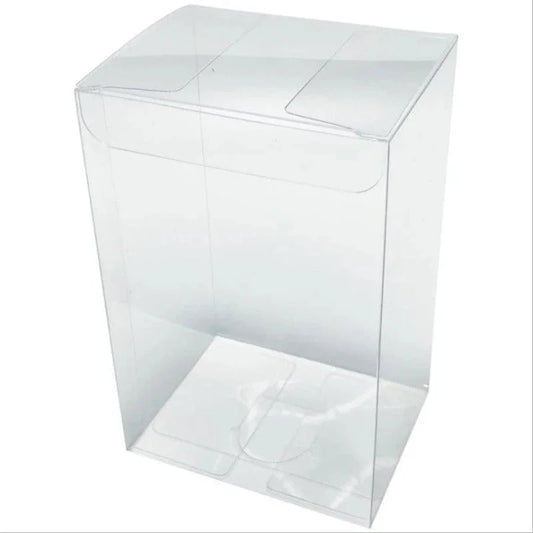100 Pack 5x8cm Clear PVC Plastic Folding Packaging Small