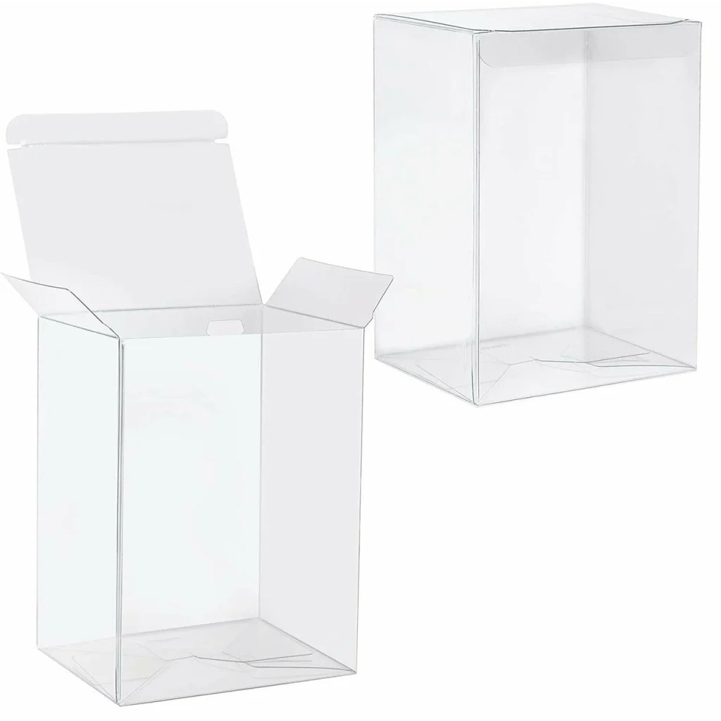 100 Pack Large Plastic 22x14.5cm Rectangle Cube Box