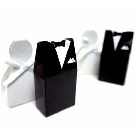 100 Pack Wedding Bomboniere Favor Candy Choc Almond Box