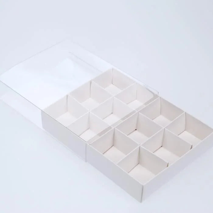 100 Pack White Card Chocolate Sweet Soap Gift Box - 12 Bay