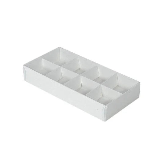 100 Pack White Card Chocolate Sweet Soap Gift Box - 8 Bay