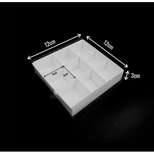 100 Pack White Card Chocolate Sweet Soap Gift Box - 9 Bay