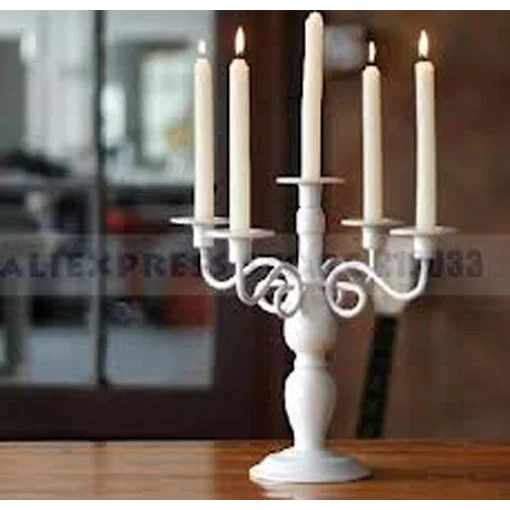 100 Pack White Wax 20cm Taper Church Vigil Candelabra