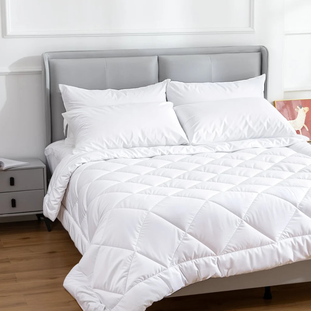 100 Percent Cotton Pillow Cover with 800g Poly Fill