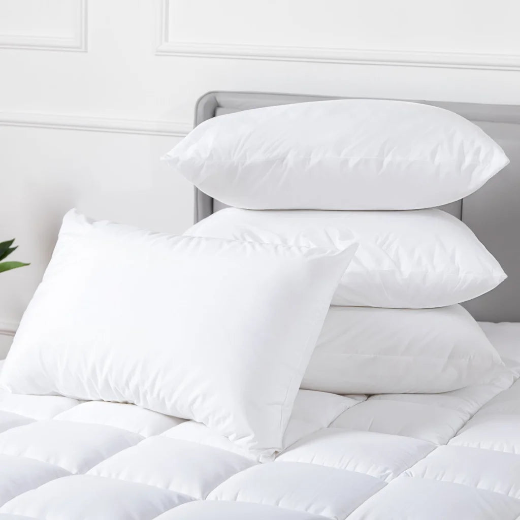 100 Percent Cotton Pillow Cover with 800g Poly Fill