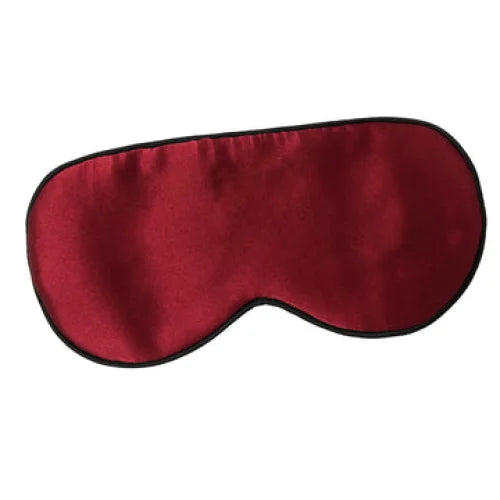 100 silk sleep eye mask for women men burgundy - Health &