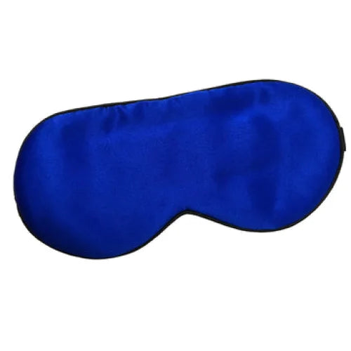 100 silk sleep eye mask for women men royal blue - Health &