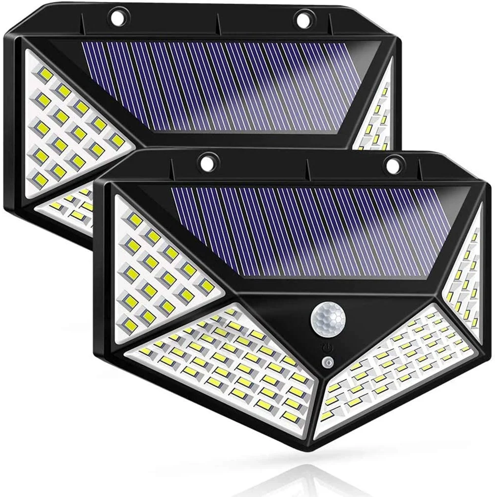 100 Waterproof LED Motion Sensor Solar Security Lights