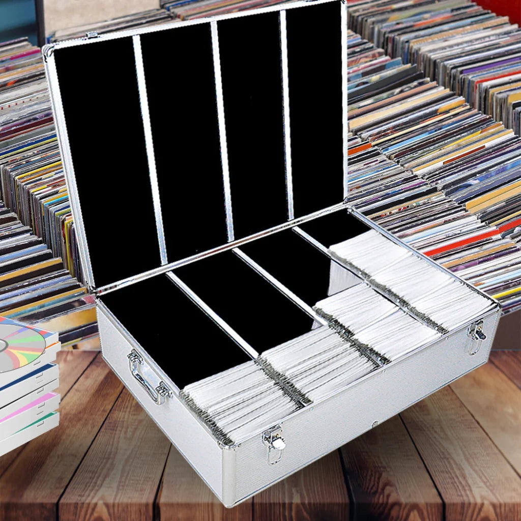 1000 Discs Aluminium CD DVD Cases Bluray 242