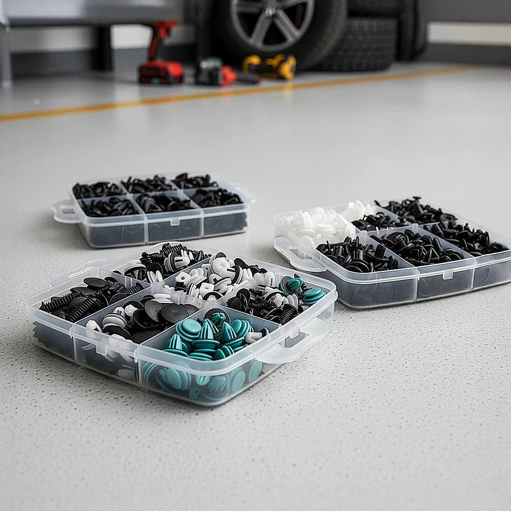 1000PCS Car Retainer Clips Auto Fasteners Push Trim Pin