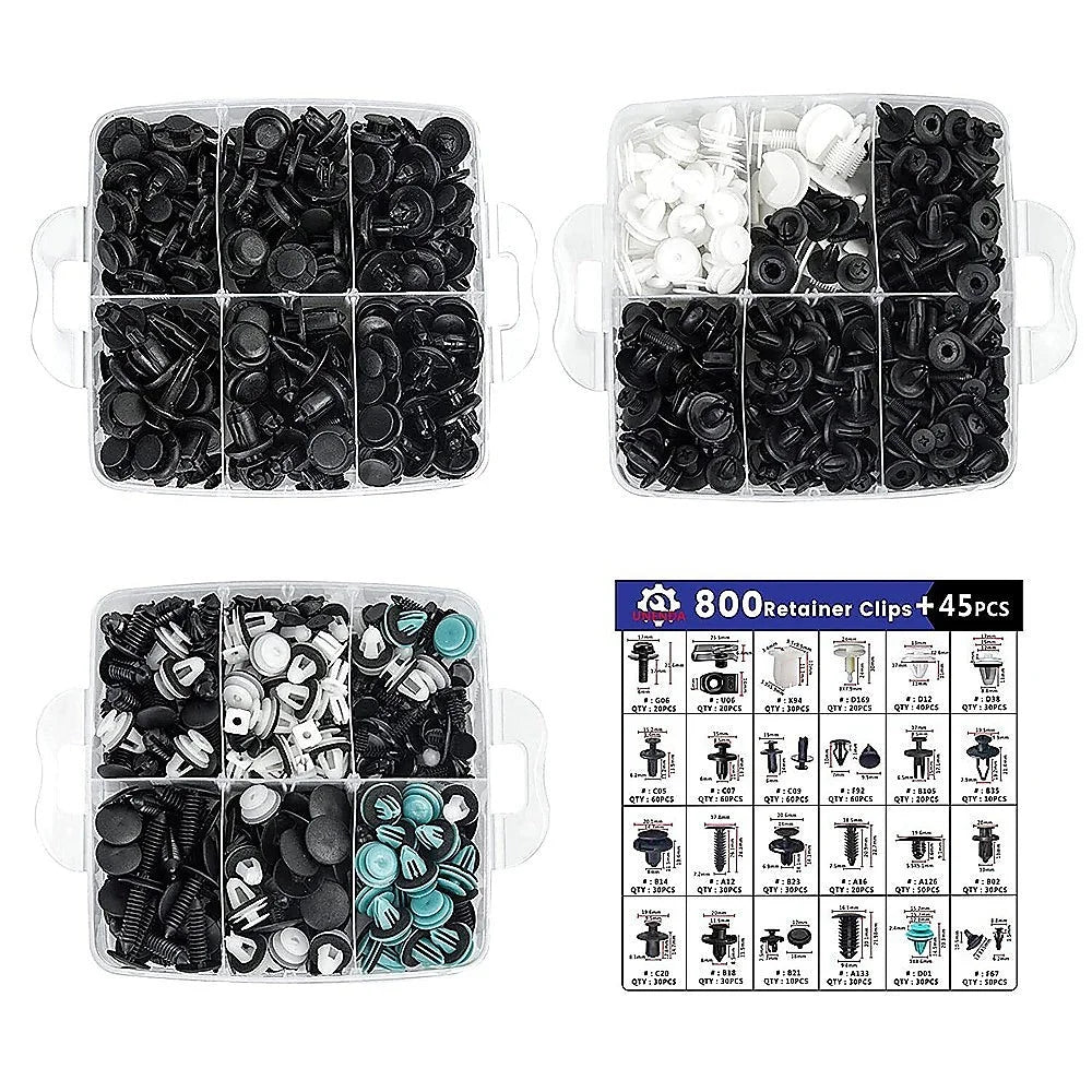 1000PCS Car Retainer Clips Auto Fasteners Push Trim Clips