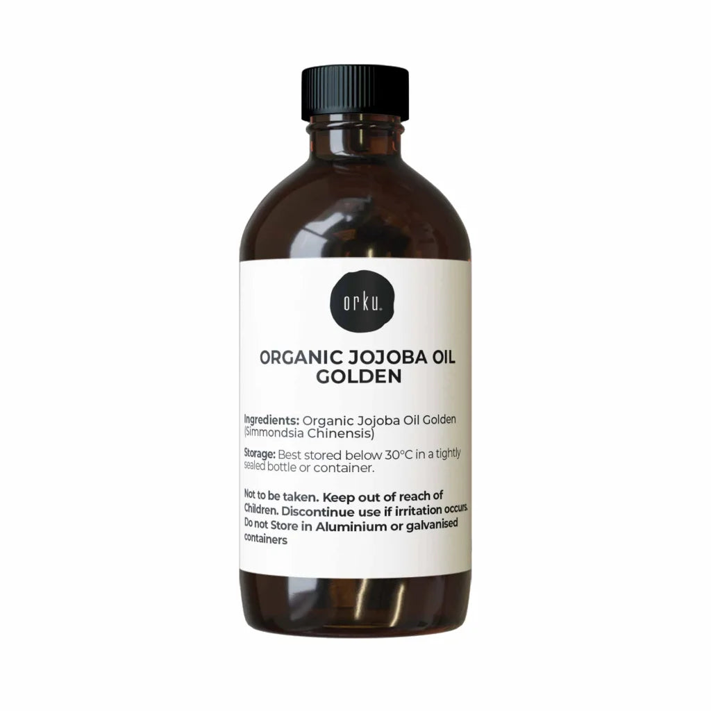 100ml Organic Jojoba Oil - Golden Pure Cold Pressed Seed