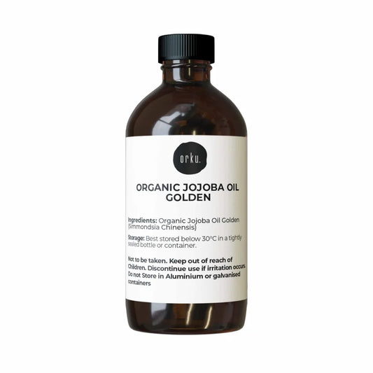 100ml Organic Jojoba Oil - Golden Pure Cold Pressed Seed