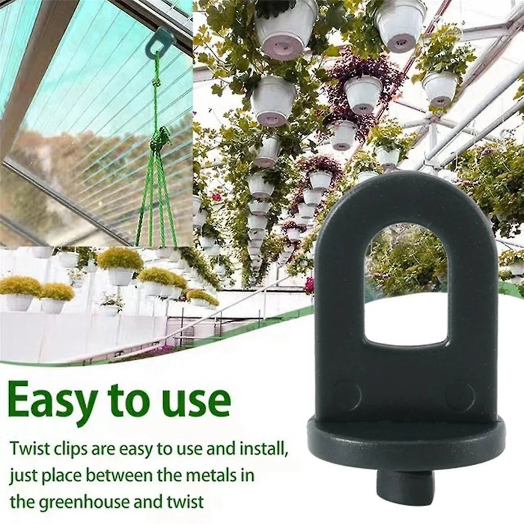 100pcs Greenhouse Hanging Hooks Fasteners Tied Buckle Hook