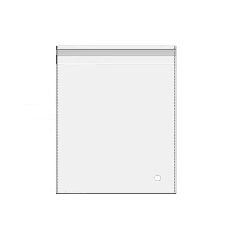 100Pcs Self-Adhesive Clear Opp Cellophane Bags with Air