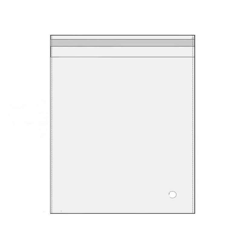 100Pcs Self-Adhesive Clear Opp Cellophane Bags with Air