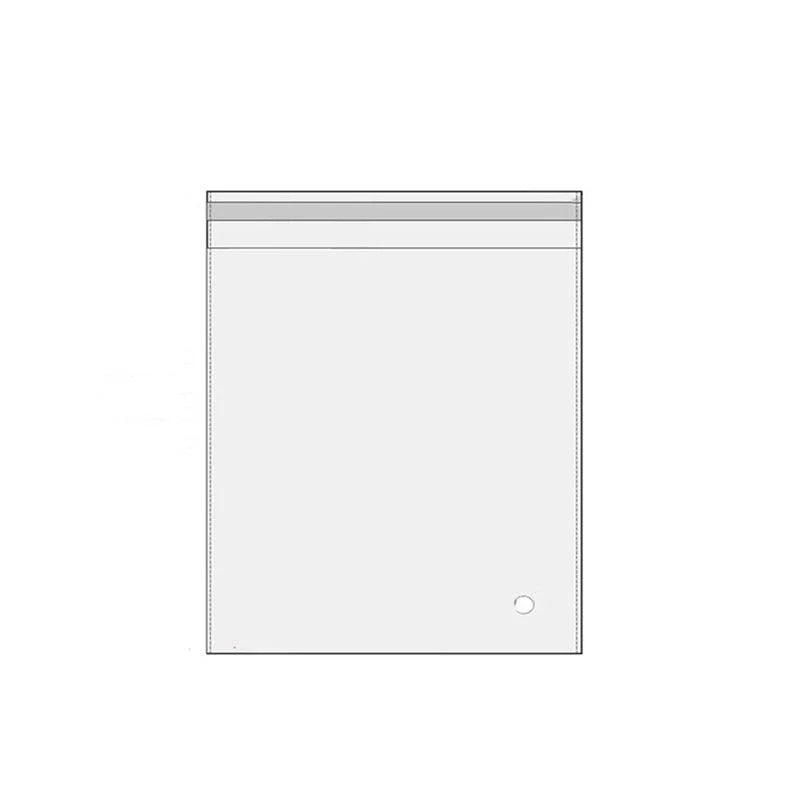 100Pcs Self-Adhesive Clear Opp Cellophane Bags with Air