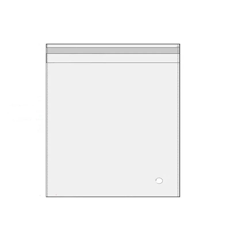 100Pcs Self-Adhesive Clear Opp Cellophane Bags with Air