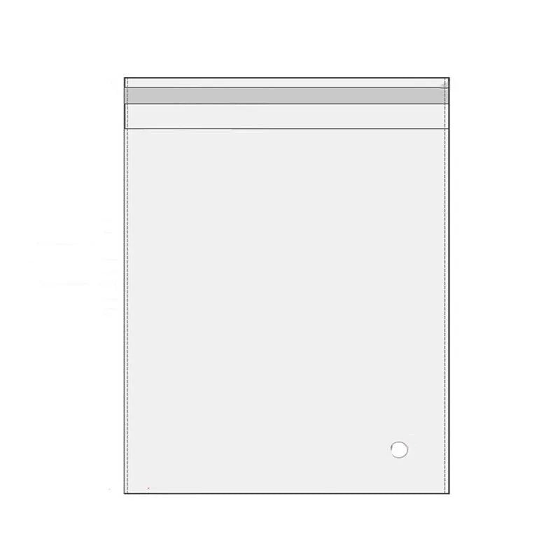 100Pcs Self-Adhesive Clear Opp Cellophane Bags with Air