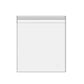 100Pcs Self-Adhesive Clear Opp Cellophane Bags with Air