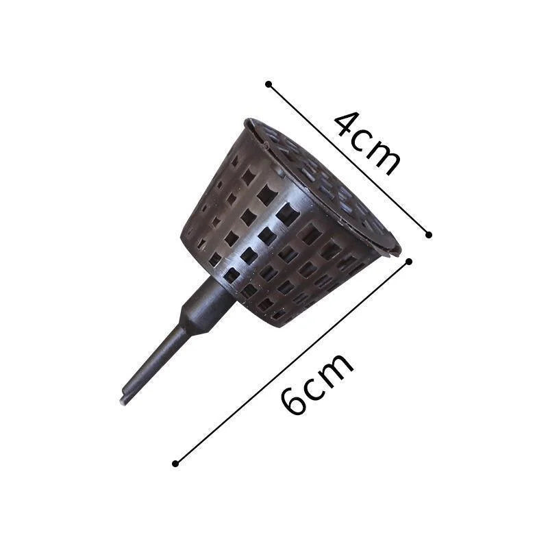 100x Plastic Fertilizer Baskets with Lid Balcony Gardening